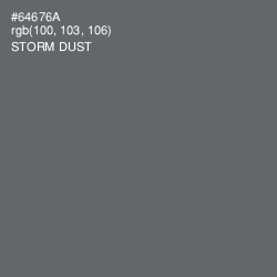 #64676A - Storm Dust Color Image